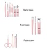 15pcs Manicure Stainless Steel Nail File Nail Clipper Ear Pick