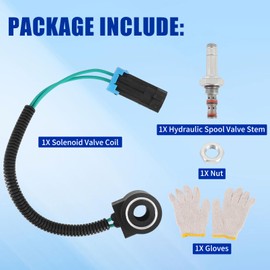 Tektall Solenoid Valve Element Compatible with Bob-cat 653 751 753 763 773 863 864 873 883 963 S175 S185 S205 T250 T300 T320 6667687 6309311 6671025 6675559