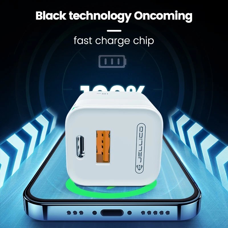 Jellico 20W Fast USB-C PD Wall Home Charger for Cricket