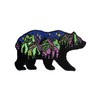 3pcs Mountain Adventure Bear Patches - Colorful Fully Embroidered Cool