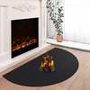 Hearth Rugs for Fireplaces Fire Resistant, 42 x 24 inch