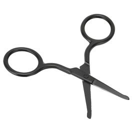 Tijeras para el Pelo de la Nariz con Punta Redondeada, Tijeras de Seguridad Redondeadas para Recortar el Pelo Nasal, Recortador de Cejas Facial con Bigote Y Barba para el Cuidado de las Cejas, el Pelo