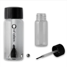 SD COLORS REFLEX SILVER LA7W 15ML REPAIR PAINT PAINT PAINT BRUSH CODE LA7W REFLECTIVE SILVER