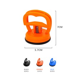 QEEQPF 3 Auto-Reparatur-Saugnäpfe, Dellenreparatur-Abzieher, Auto-Dellen-Reparaturwerkzeuge, anwendbar für Auto-Dellenreparatur (schwarz, orange, blau)