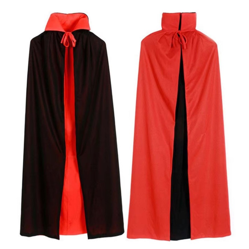 morytrade Cloak Cosplay Black Red Halloween Party Costume Dracula Gothic
