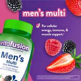 Vitafusion Multivitaminas Hombre 220 Gomitas Sabor Berry