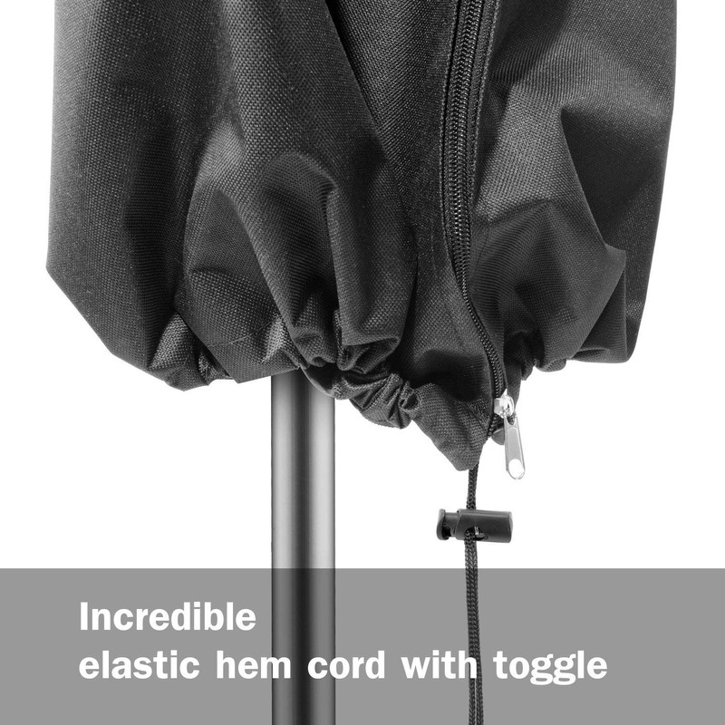 QMQ Waterproof Parasol Cover, Large Heavy Duty Cantilever Umbrella Cover