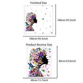 astylishome Wall Stickers for Bedrooms for Girls Spring Flower Window Clings Decorative Watercolor Sticker Decals for Bedroom Living Room Kitchen Home Decor 1407