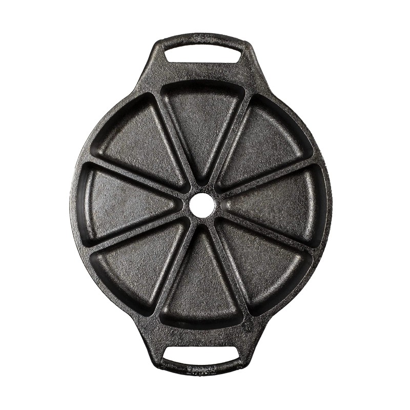 Lodge 8 Inch Cast Iron Wedge Baking Pan Seasoned Heirloom