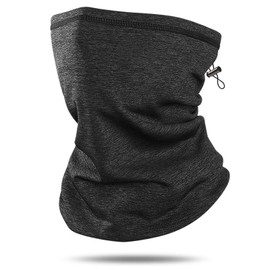 [Bafup] Neck Warmer, Neck Guard, Winter, Heat Retention, Keeps You from Breathing, Comes with Adjustable Cord, Face Cover, Cold Protection, Washable, Sun Mask, Non Slip for Women, Men's, Skiing, Snowboarding, Outdoors, Climbing, Travel, Unisex, #02. dark gray