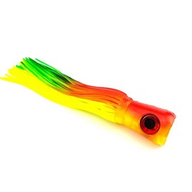 Lobo Lures Big Chugger 9 Inch Soft Head Double Skirted Marlin & Tuna Lure (Rainbow)
