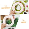 COHEALI 10pcs Foam Wreath Forms DIY Circle Foams Decorative Wreath