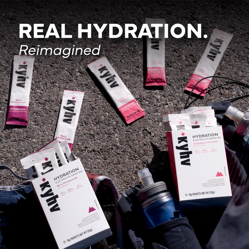 Kyhv Nutrition Hydration Electrolyte Drink Mix Powder Stick Packs -