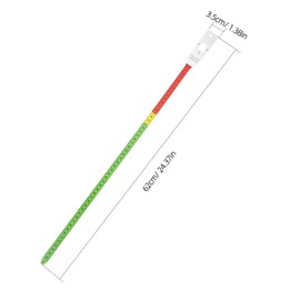 Abaodam Set de 3 Cintas Métricas Flexibles para Medir Circunferencia de Cabeza y Brazo en Bebés y, Cinta de PP Durable para Uso en Clínicas y Hogares