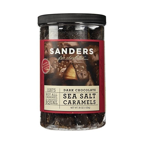 Generic Sanders Dark Chocolate Sea Salt Caramels - 36 ounces