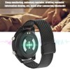 1.54-inch Full screen Waterproof Bluetooth Smart Sports Touch Smartwatch(Black Steel