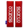 SPARCO Set of 2 Universal SPC Polyester Red Belt Pads