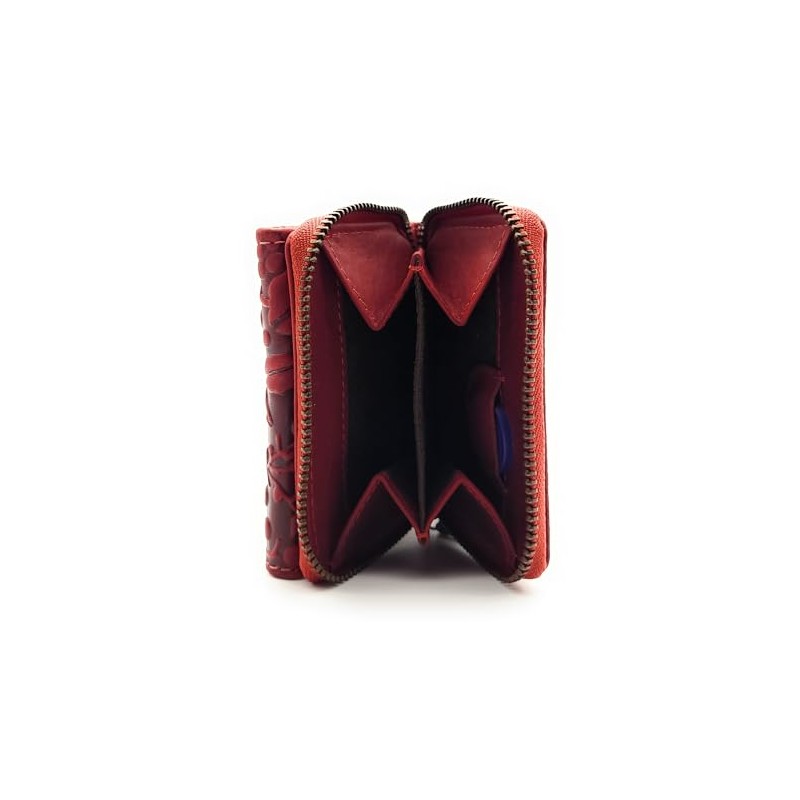 Genuine Leather Compact Wallet for Men & Women - Small