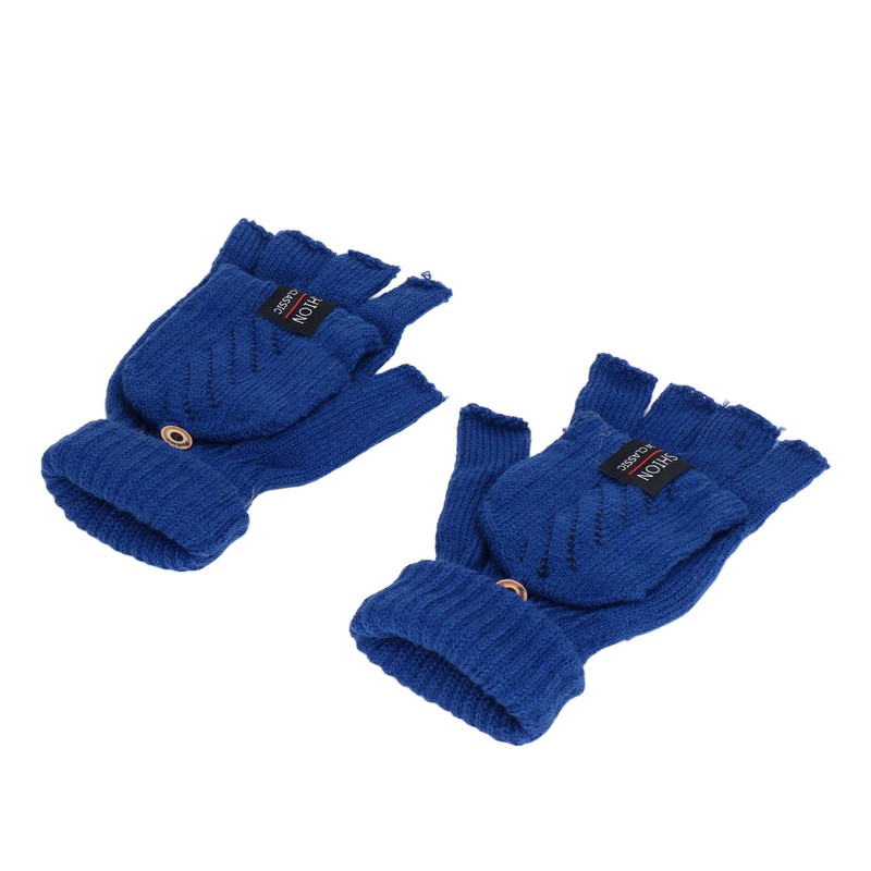 1 Pair USB Heated Gloves Electric Heating Thermal Knitting Gloves