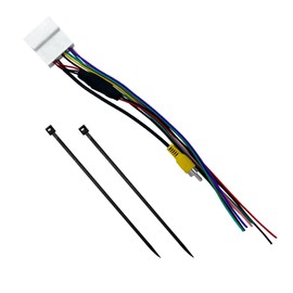 KONPON Genuine Daihatsu Compatible Rear Camera Commercial Navigation Adapter Conversion Cable Conversion Kit RCA 24 Pin Connector Tanto LA650S/LA660S R1.7~