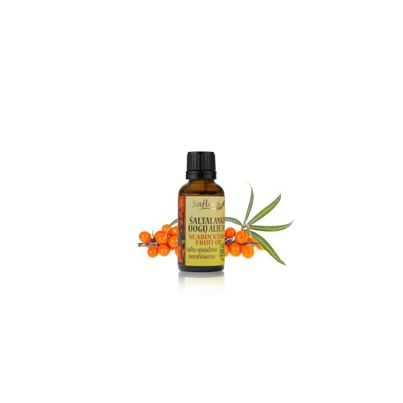100% Pure Sea Buckthorn Oil 30ml Cold Pressed