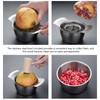 Kichvoe Pomegranate Peeler Stainless Steel Pomegranate Deseeder Peeling Tool with