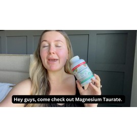 Nature's Branch MAGNESIUM TAURATE 400 MG – 200 Casules – High Absorption | Non-GMO | Made in USA