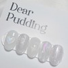[Handmade Nail Tips] Aurora Pearl Nail Tips - Coffin Egg
