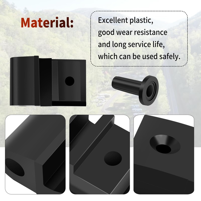 AQBB RV Refrigerator Hinge Repair Kit Compatible with Dometic 3316885.900