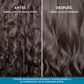 LatinUs Beauty, Lock The Look Crema para Peinar con Keratina Vegana para Cabello Manejable y Estilizado, 8 oz