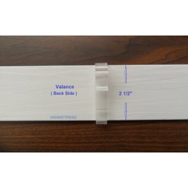 HomeFashion 30 pieces 2 1/2 Inch Valance Clips Faux & Wood Horizontal Blinds Parts 2.5 "