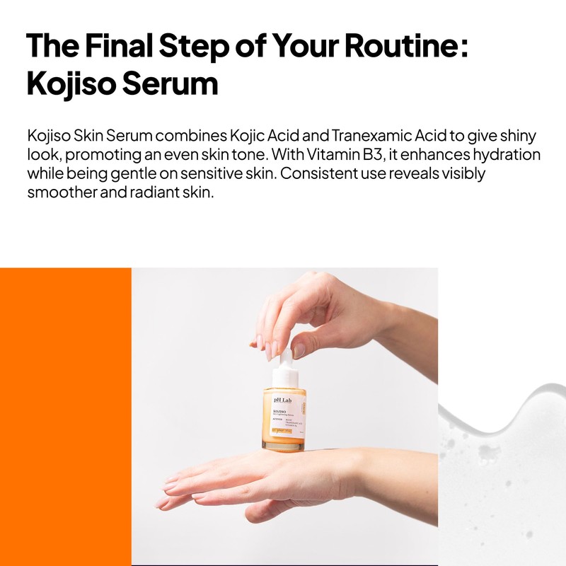 PhLab Kojiso Skin Serum, Even Skin Tone (Pack of 1)