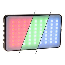 Fotodiox Pro Prizmo Pocket RGBW+T LED Light - Multi Color, Dimmable, Professional Photo/Video LED Pocket Sized Light with Special Effects Settings