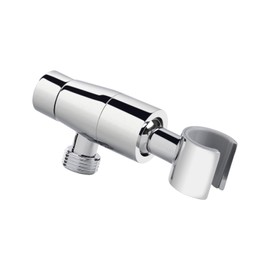 KAPHOME Shower Head Holder,All Metal Handheld Shower Head Holder,Adjustable Shower Arm Mount Bracket,Shower Head Bracket,Chrome,1G1MK