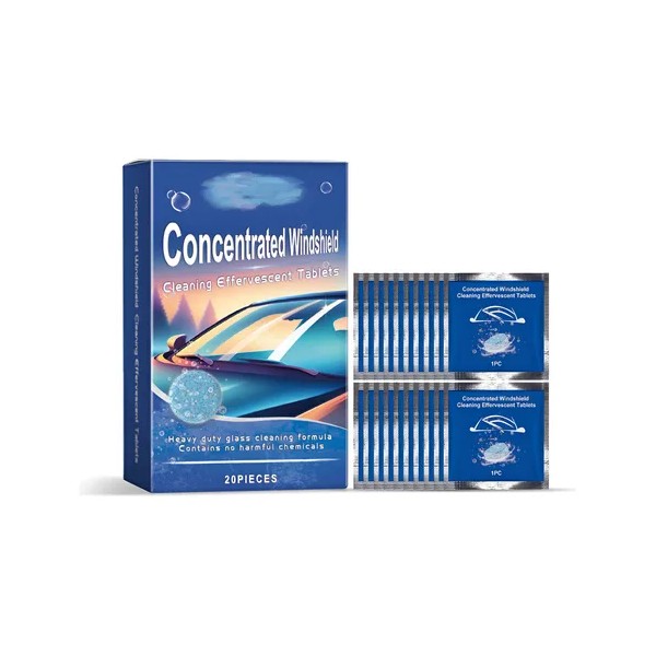 Tabletas Efervescentes Concentradas De Vidrio Para Limpieza