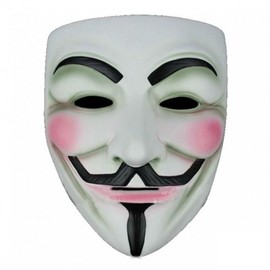 Anonymous V For Vendetta Guy Fawkes Fancy Dress Halloween Mask Costume