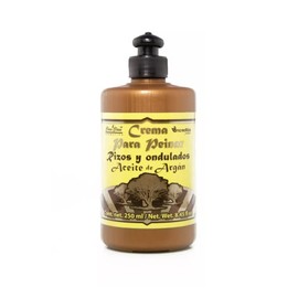 CREMA PARA PEINAR RIZOS Y ONDULADOS CON ACEITE DE ARGAN - 250 ML