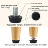 uxcell M6 x 10 x 15mm Leveling Feet Adjustable Leveler