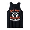 Just A Boy Who Loves Wrestling Sport Entertainment Wrestling Tank