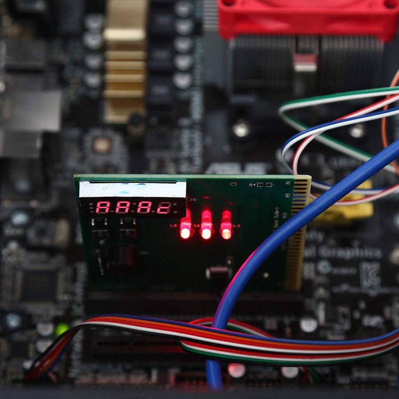 PC Motherboard Diagnostic Card, 4 Digit Card, PC Analyzer, Computer