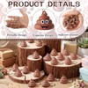 JellyArch 50 Pcs Mini Poop Keychains Bulk Tiny Fake Poop