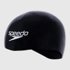 Speedo Unisex Adult Fastskin Swimming Cap, Black/White, M