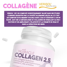 Nutracle Collagen 2.5 120 tablets Verisol BioActive Collagen Supplement