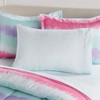 dream FACTORY Tie Dye Stripe 5-Piece Microfiber Bag Comforter Bedding