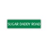 Sugar Daddy Road Street Sign Milk Chocolate Pop Candy Wall