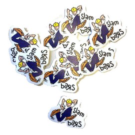 S&M 1 New S&M Slam Bar Handlebar Decal / Sticker BMX Old School Genuine