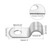PATIKIL 1.9"/10mm Rigid Pipe Strap Clamp Set of 10 304