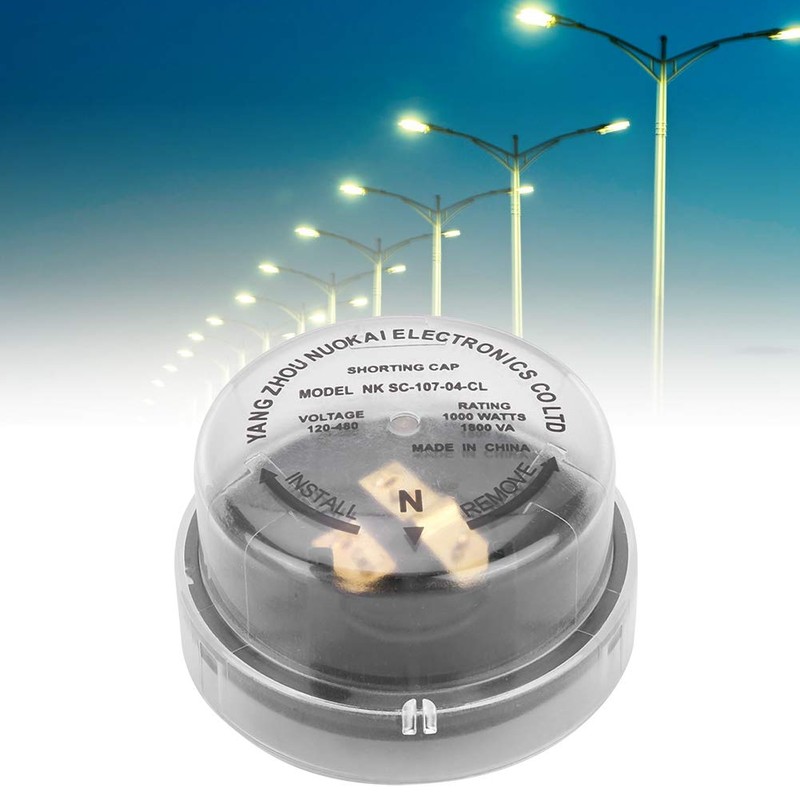Shorting Twistlock Photocell 1000W 1800VA 120-480V Receptacle Temporary