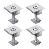 Centre Clamp Pack of 4 Aluminium Centre Clamps 30 mm