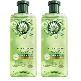 Herbal Essences Feuchtigkeits Shampoo mit Aloe und Jasminduft 350ml. Von sehr trockenem zu glänzenden Haar, Ohne Silikone, ohne sulfatierte Tenside, Mit Inhaltsstoffen natürlichen Ursprungs, Vegan